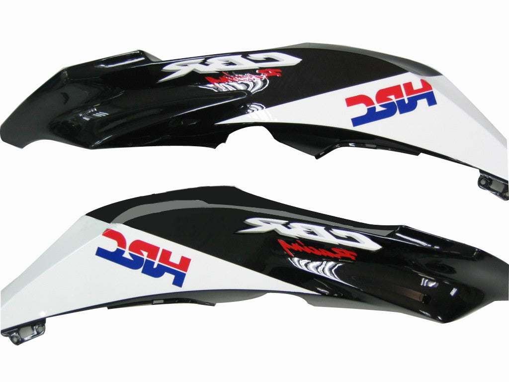 Amotopart 2007–2008 CBR600RR Honda Verkleidungsset in Weiß und Schwarz