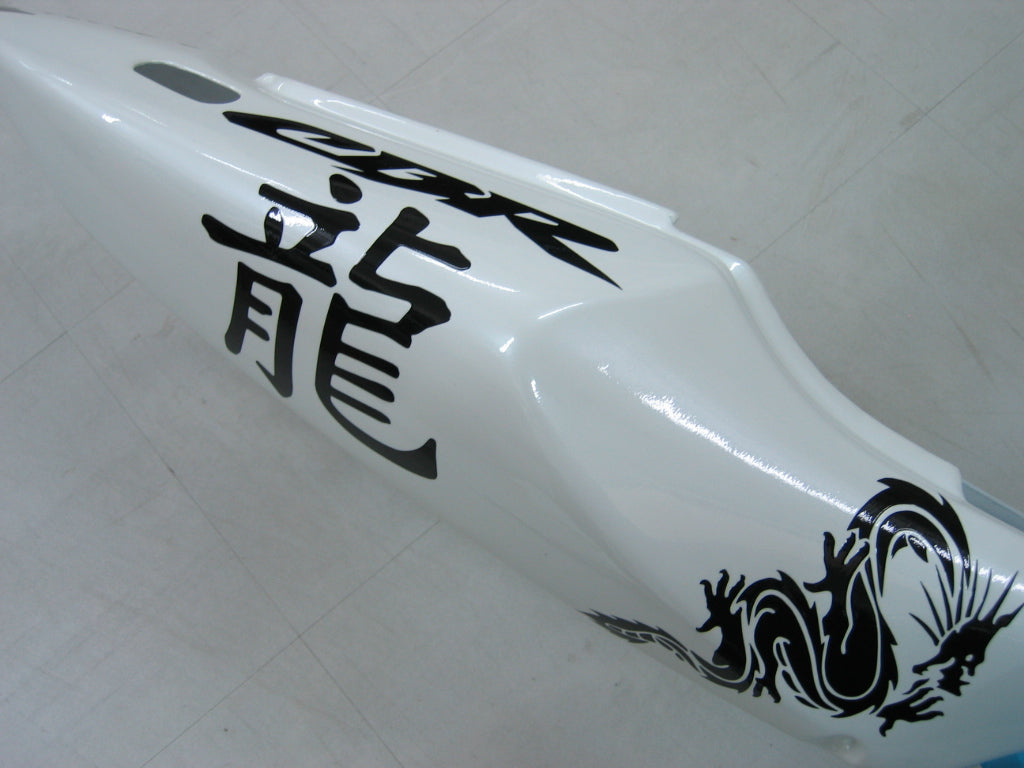 Amotopart Honda 2001-2003 CBR600F4i Fairing White&Black Kit