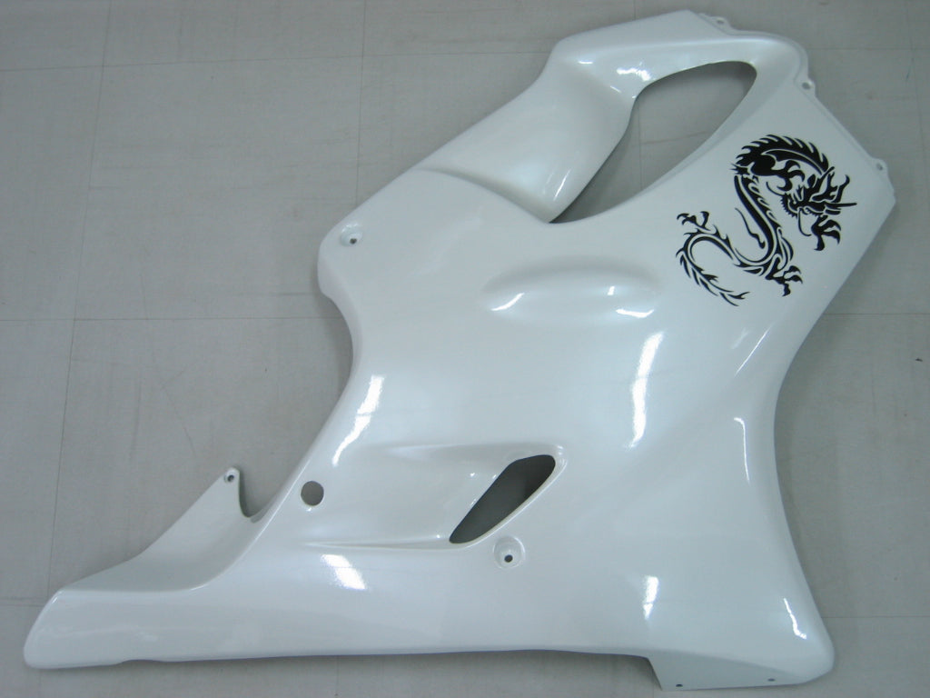 Amotopart Honda 2001-2003 CBR600F4i Fairing White&Black Kit