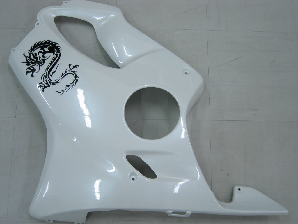 Amotopart Honda 2001-2003 CBR600F4i Fairing White&Black Kit