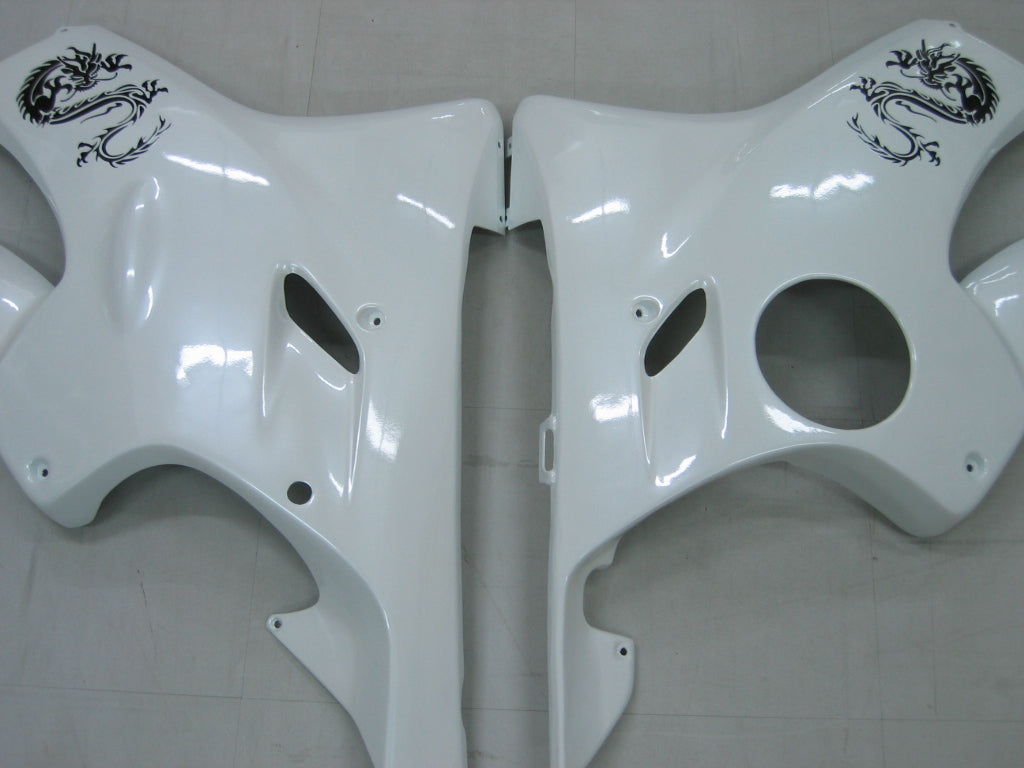 Amotopart ホンダ 2001-2003 CBR600F4i フェアリング ホワイト&ブラック キット