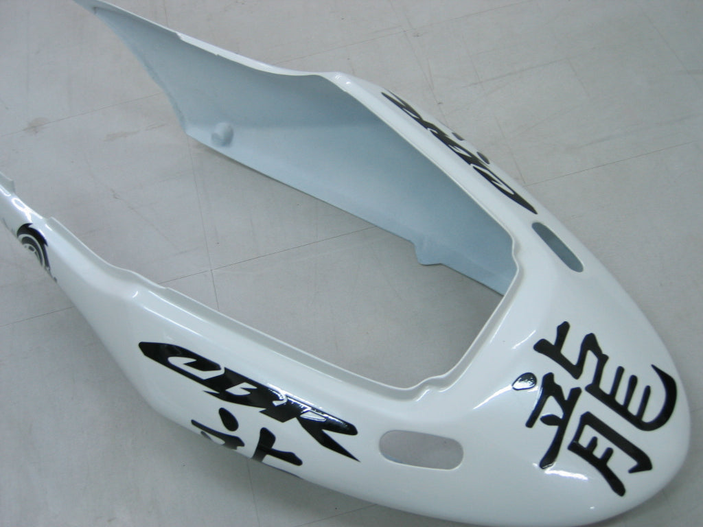 Amotopart Honda 2001-2003 CBR600F4i Fairing White&Black Kit