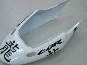 Amotopart Honda 2001-2003 CBR600F4i Kit carena bianco e nero