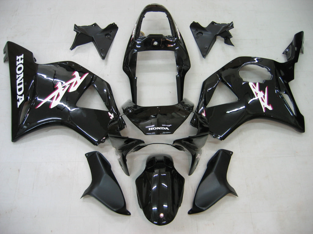 Amotopart 2002-2003 CBR954RR Honda Fairing Black Kit