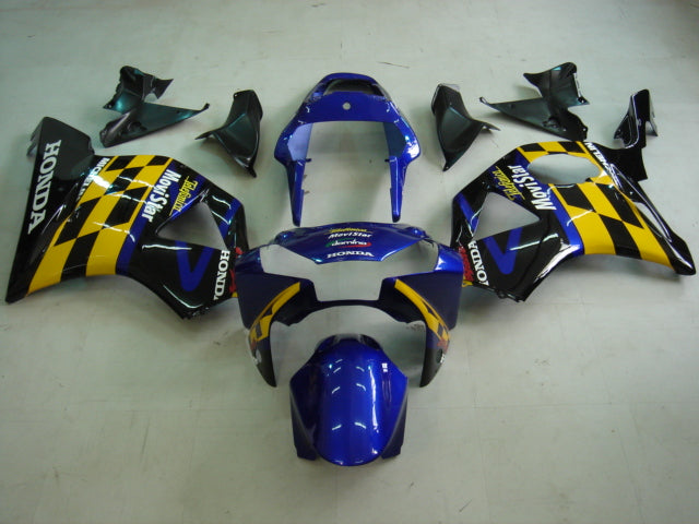 Amotopart 2002-2003 Honda CBR954 Kit de carenado azul multicolor