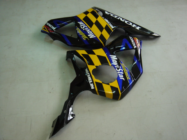 Amotopart 2002-2003 Honda CBR954 Fairing Blue Multi Color Kit