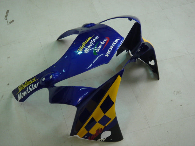 Amotopart 2002-2003 Honda CBR954 Fairing Blue Multi Color Kit