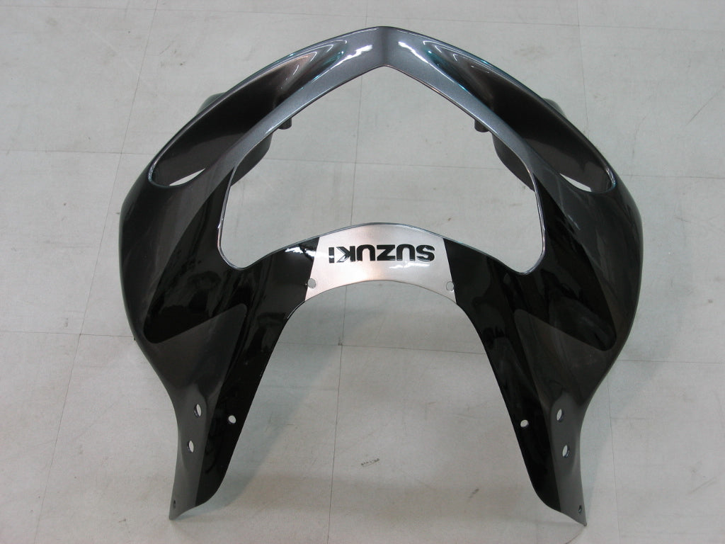 Amotopart 2000-2002 Suzuki GSXR1000 Kit de carénage noir et argent