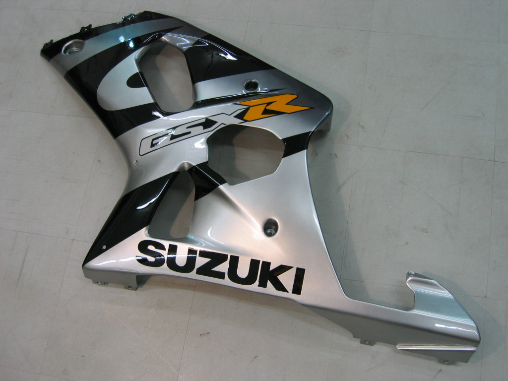 Amotopart 2000-2002 Suzuki GSXR1000 Fairing Black&Sliver Kit
