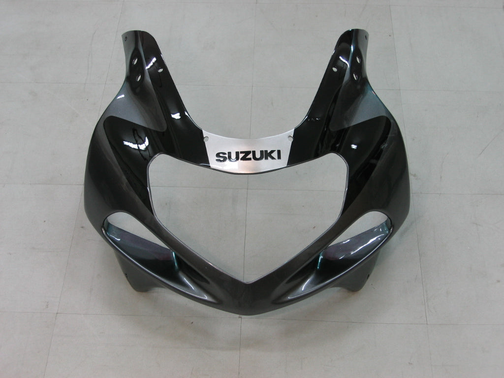 Amotopart 2000-2002 Suzuki GSXR1000 Fairing Black&Sliver Kit