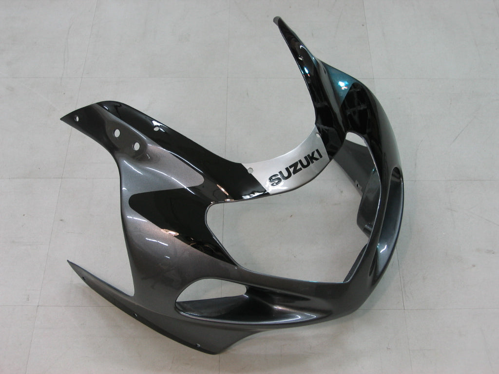 Amotopart 2000-2002 Suzuki GSXR1000 Kit de carénage noir et argent