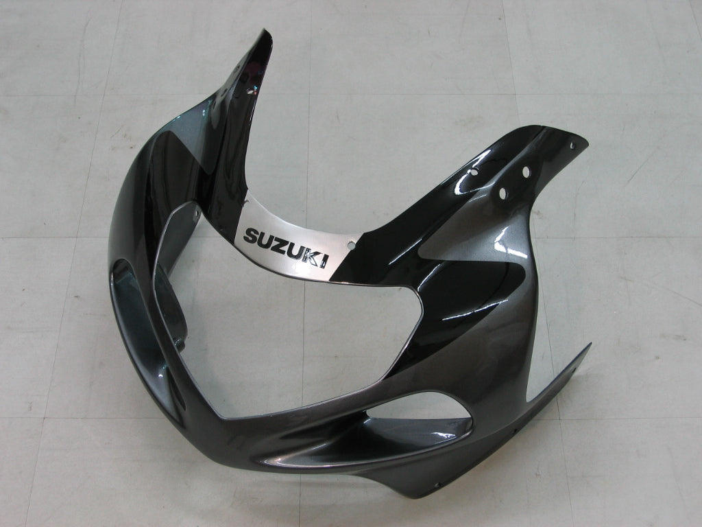 Amotopart 2000-2002 Suzuki GSXR1000 Fairing Black&Sliver Kit