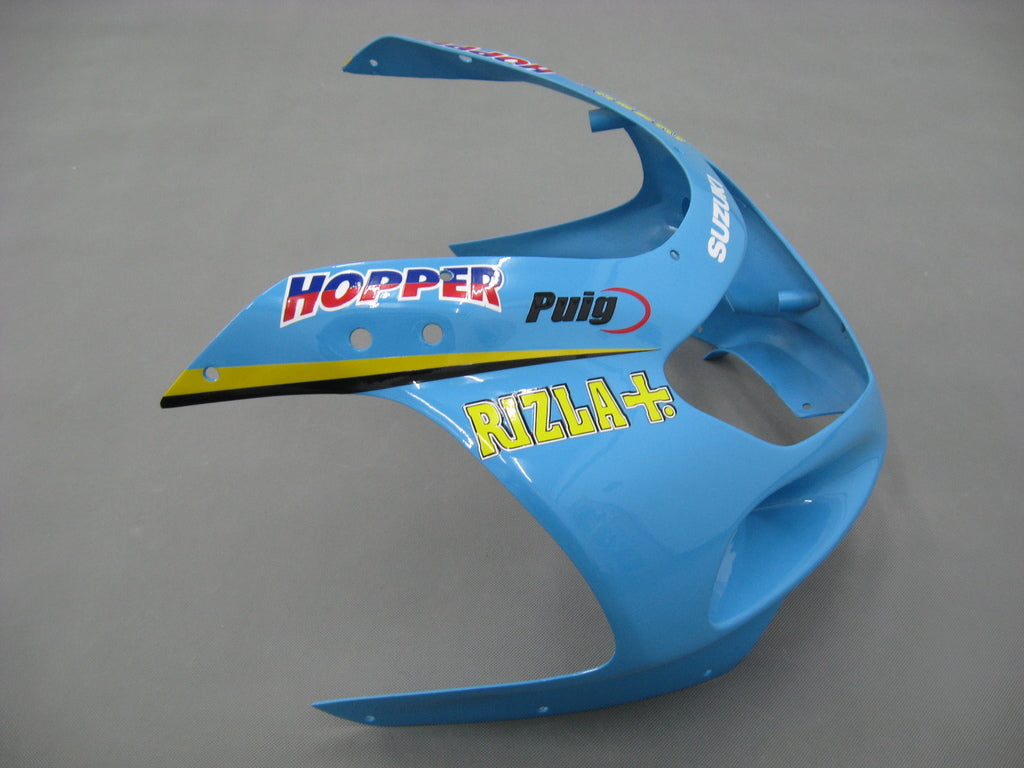 Amotopart 2000-2002 Suzuki GSXR1000 Fairing Multi Blue Kit