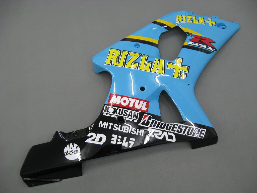 Amotopart 2000-2002 Suzuki GSXR1000 Fairing Multi Blue Kit