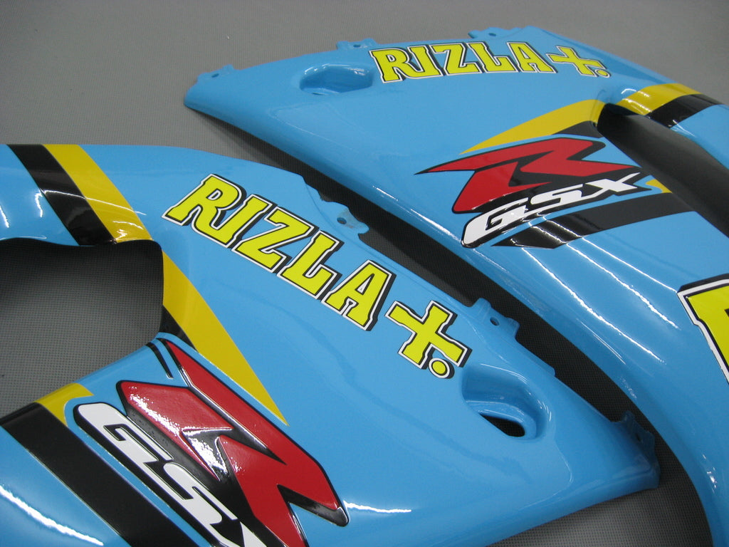 Amotopart 2000-2002 Suzuki GSXR1000 Fairing Multi Blue Kit