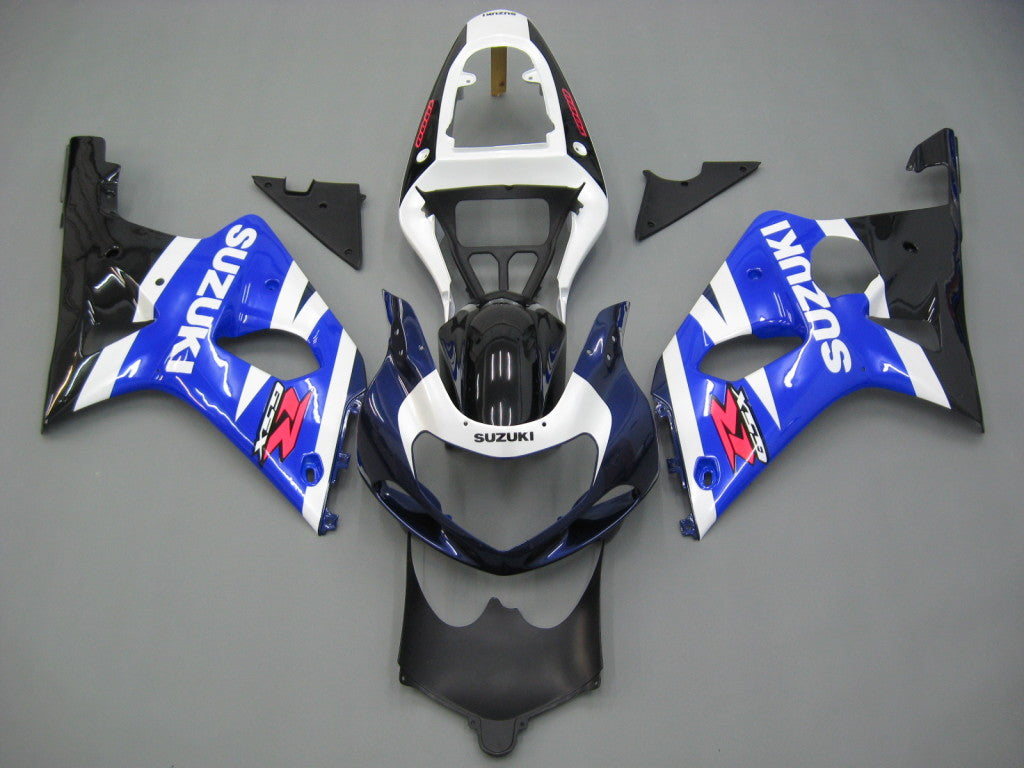 Amotopart 2000-2002 Suzuki GSXR1000 Fairing Blue Kit