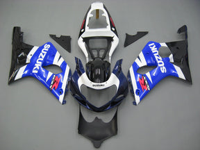 Amotopart 2000-2002 Suzuki GSXR1000 Fairing Blue Kit