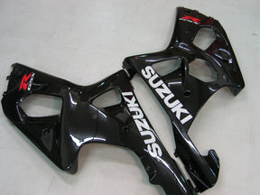 Amotopart 2000-2002 GSXR1000 Suzuki Fairing Black Kit