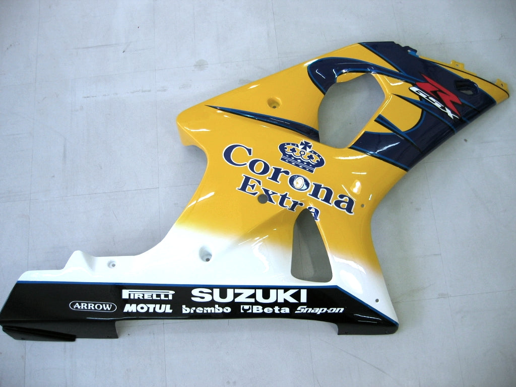 Amotopart 2000–2002 Suzuki GSXR1000 Verkleidungsset, Gelb