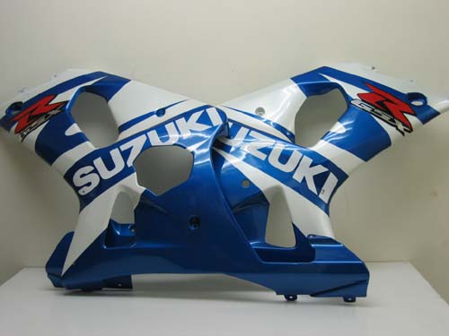 Amotopart 2000-2002 Suzuki GSXR1000 Fairing Blue&White Style3 Kit