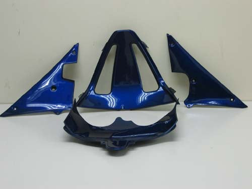 Amotopart 2000-2002 Suzuki GSXR1000 Fairing Blue&White Style3 Kit