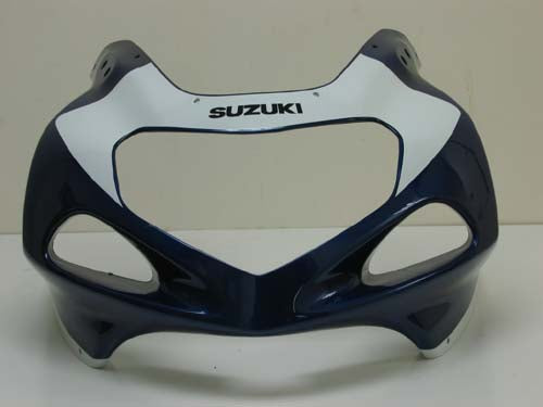 Amotopart 2000-2002 Suzuki GSXR1000 Fairing Blue&White Style3 Kit