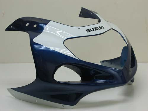 Amotopart 2000-2002 Suzuki GSXR1000 Fairing Blue&White Style3 Kit