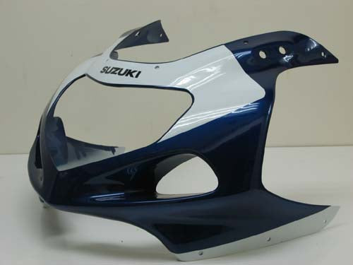 Amotopart 2000-2002 Suzuki GSXR1000 Fairing Blue&White Style3 Kit