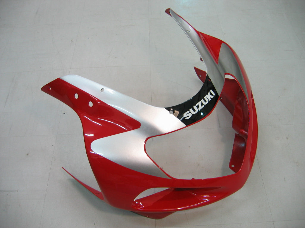 Amotopart 2000–2002 Suzuki GSXR1000 Verkleidungsset in Rot und Silber