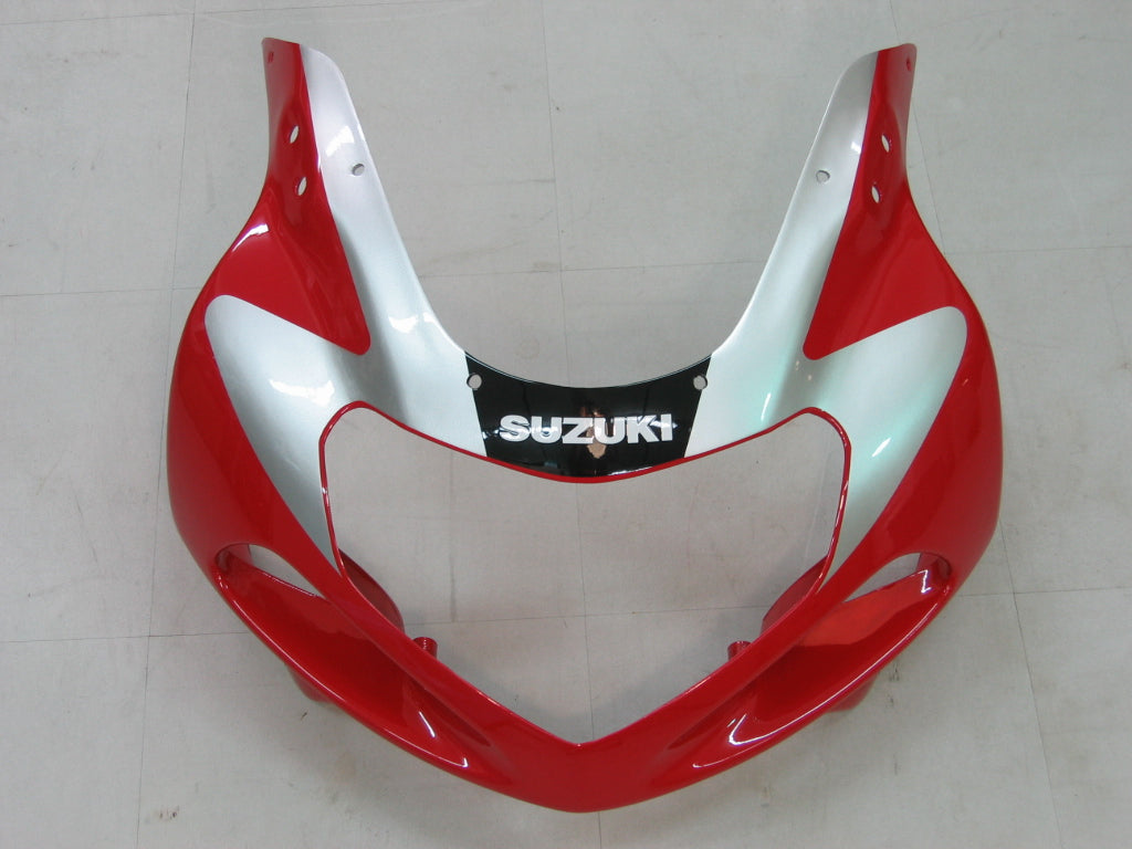 Amotopart 2000–2002 Suzuki GSXR1000 Verkleidungsset in Rot und Silber