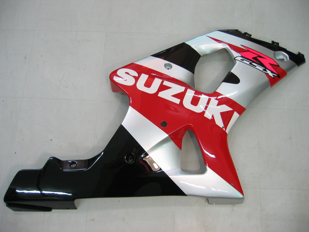 Amotopart 2000–2002 Suzuki GSXR1000 Verkleidungsset in Rot und Silber