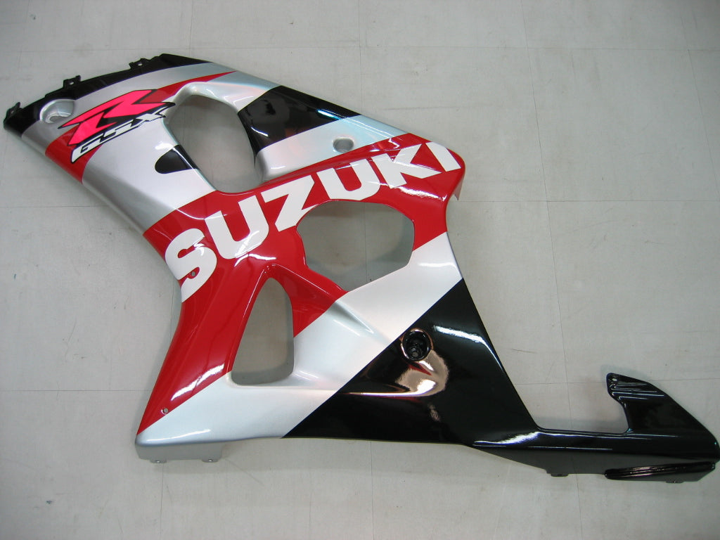 Amotopart 2000-2002 Suzuki  GSXR1000 Fairing Red&Sliver Kit