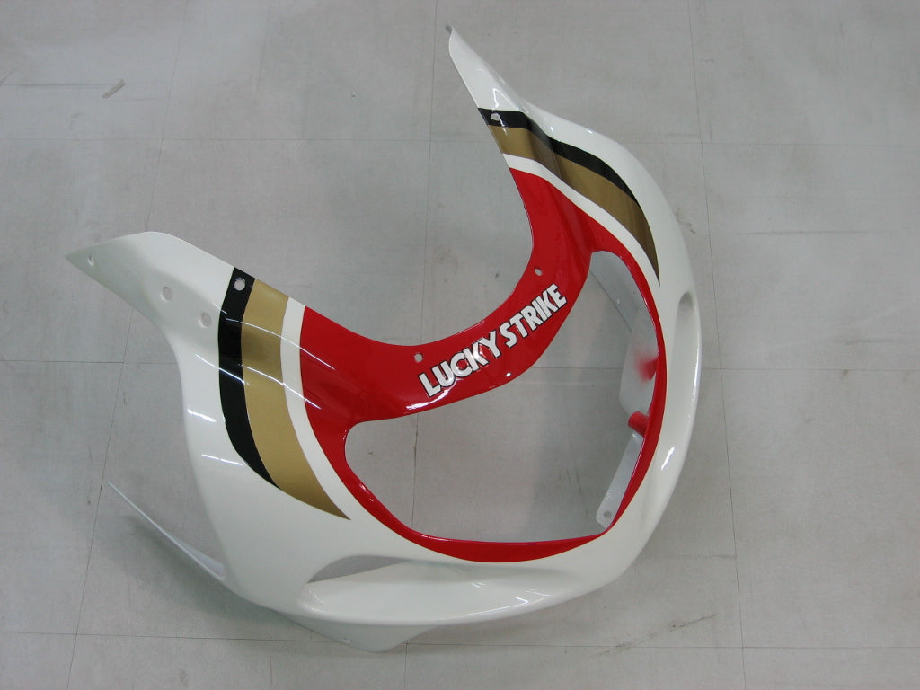 Amotopart 2000-2002 Suzuki GSXR1000 Fairing White&Red Kit