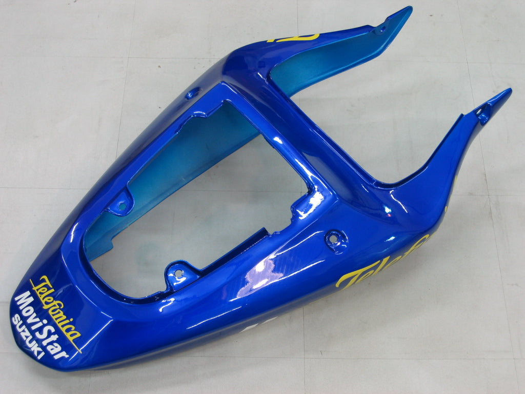 Amotopart 2000-2002 Kit carena Suzuki GSXR1000 blu e giallo