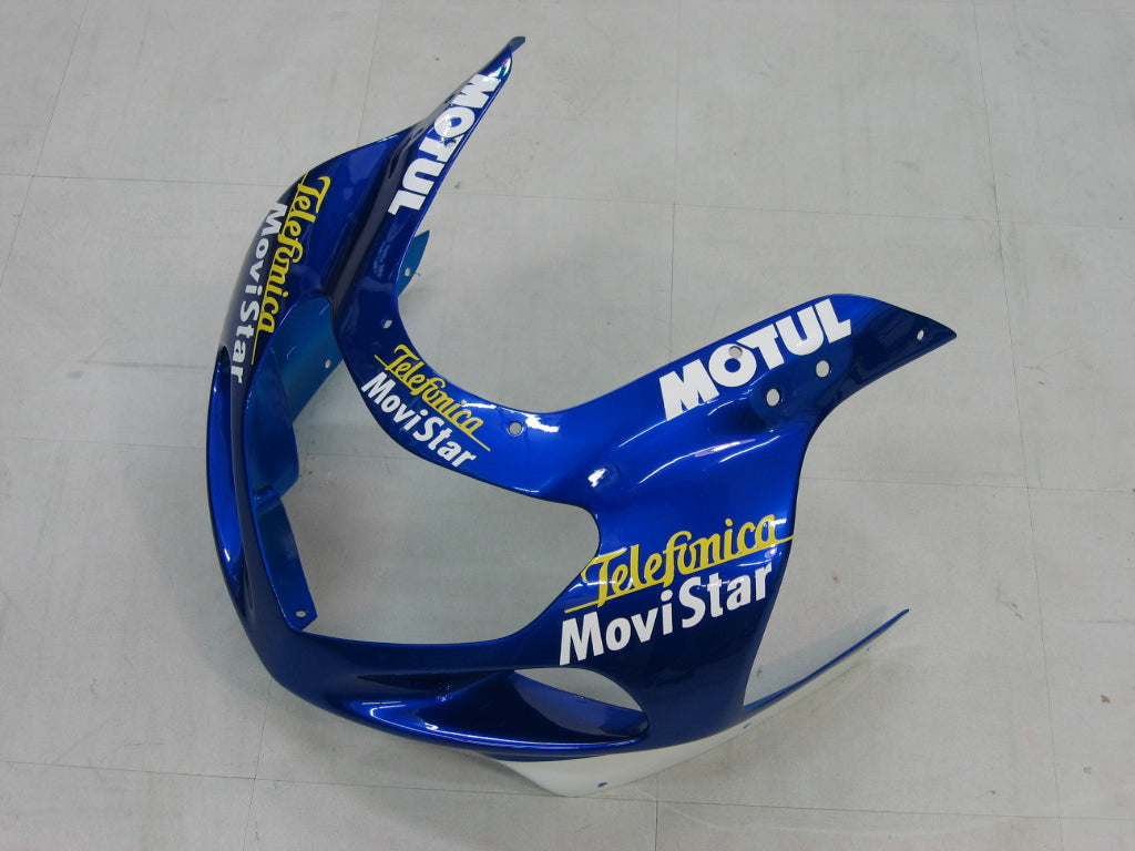 Amotopart 2000-2002 Suzuki GSXR1000 Fairing Blue&Yellow Kit