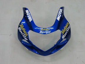 Amotopart 2000-2002 Suzuki GSXR1000 Fairing Blue&Yellow Kit