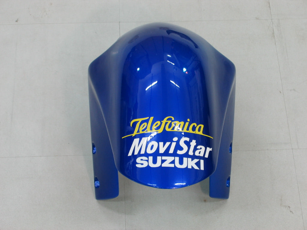 Amotopart 2000-2002 Kit carena Suzuki GSXR1000 blu e giallo