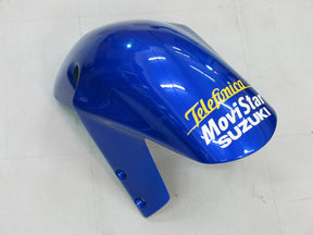 Amotopart 2000-2002 Suzuki GSXR1000 Fairing Blue&Yellow Kit