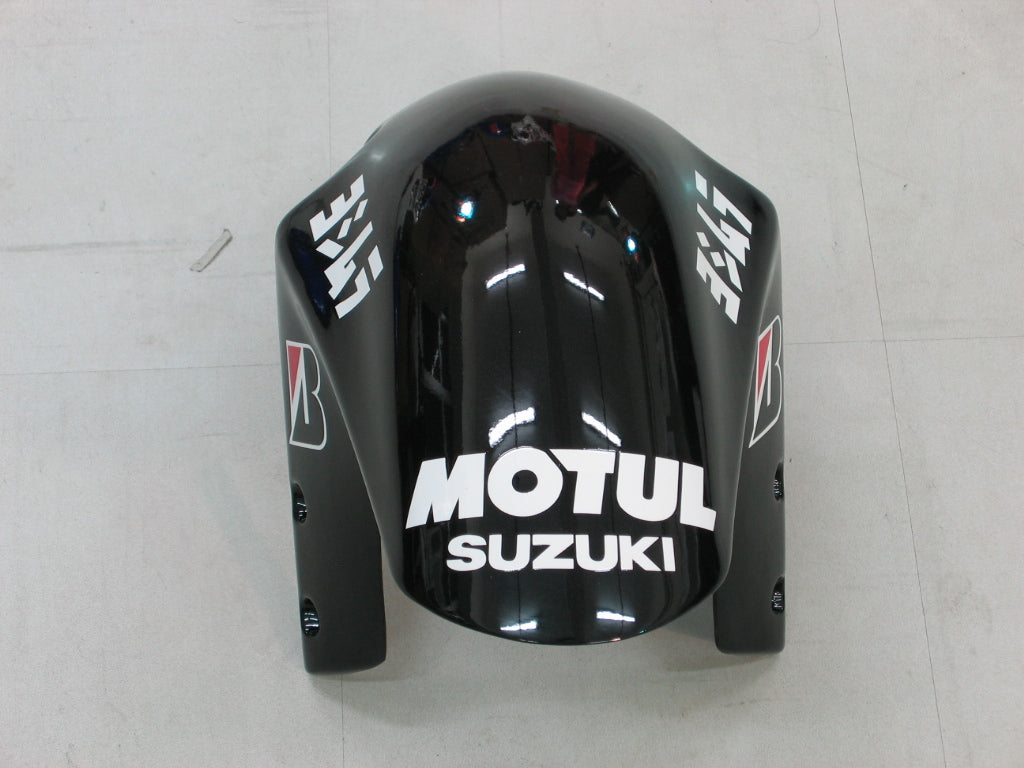 Amotopart 2000-2002 Suzuki GSXR1000 Kit de carenado azul y blanco Style2