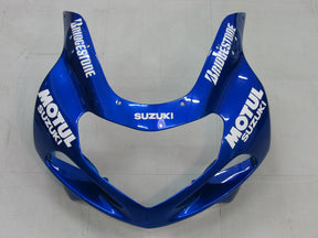 Amotopart 2000-2002 Suzuki GSXR1000 Fairing Blue&White Style2 Kit