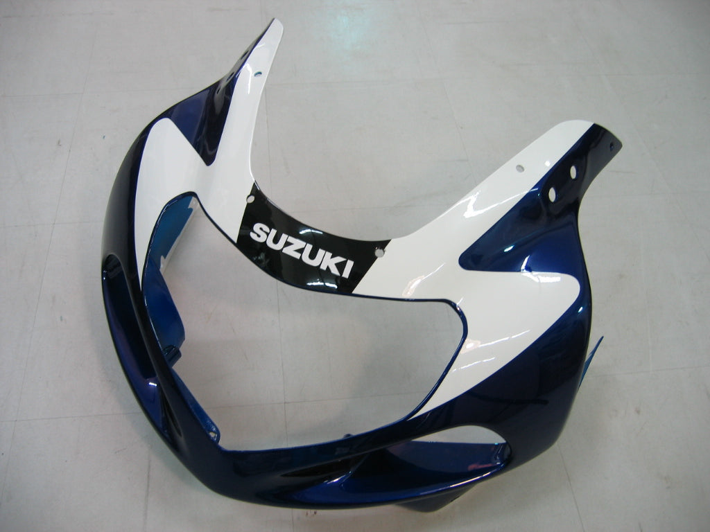 Amotopart 2000–2002 Suzuki GSXR1000 Verkleidung, Blau und Weiß, Style1 Kit