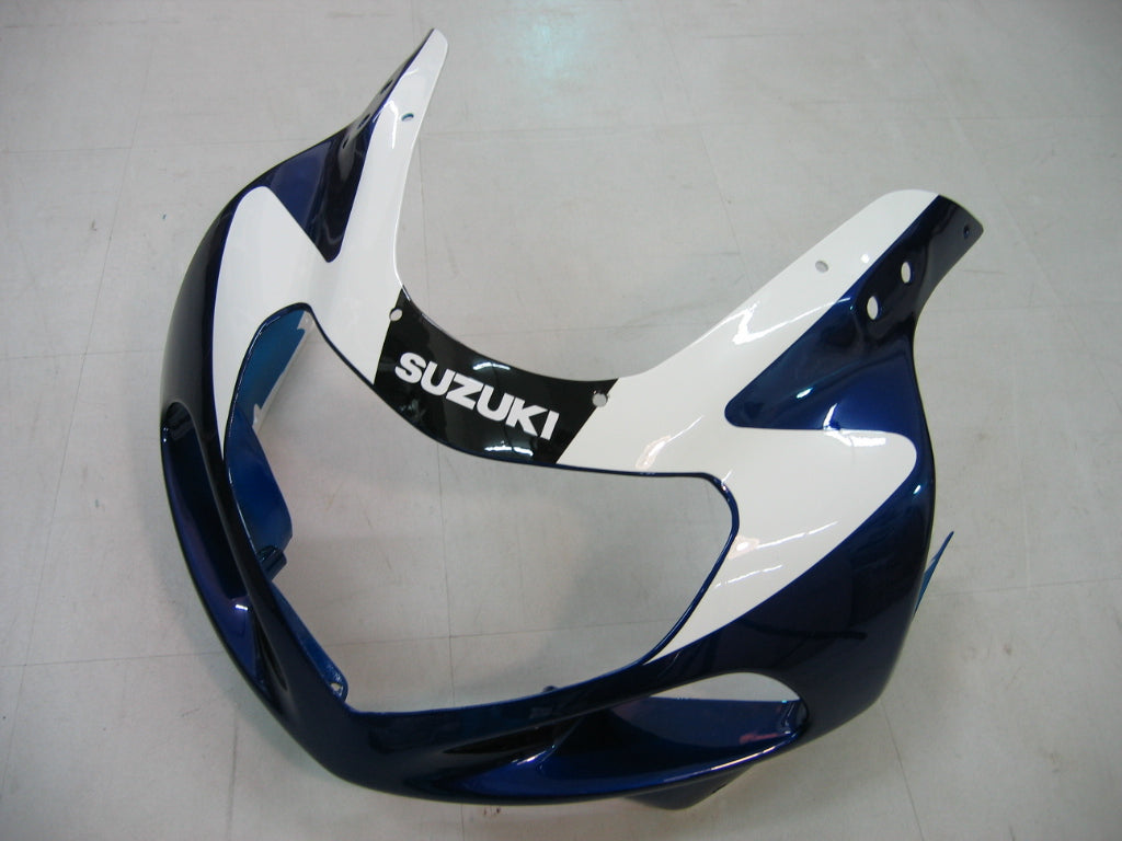 Amotopart 2000-2002 Suzuki GSXR1000 Fairing Blue&White Style1 Kit