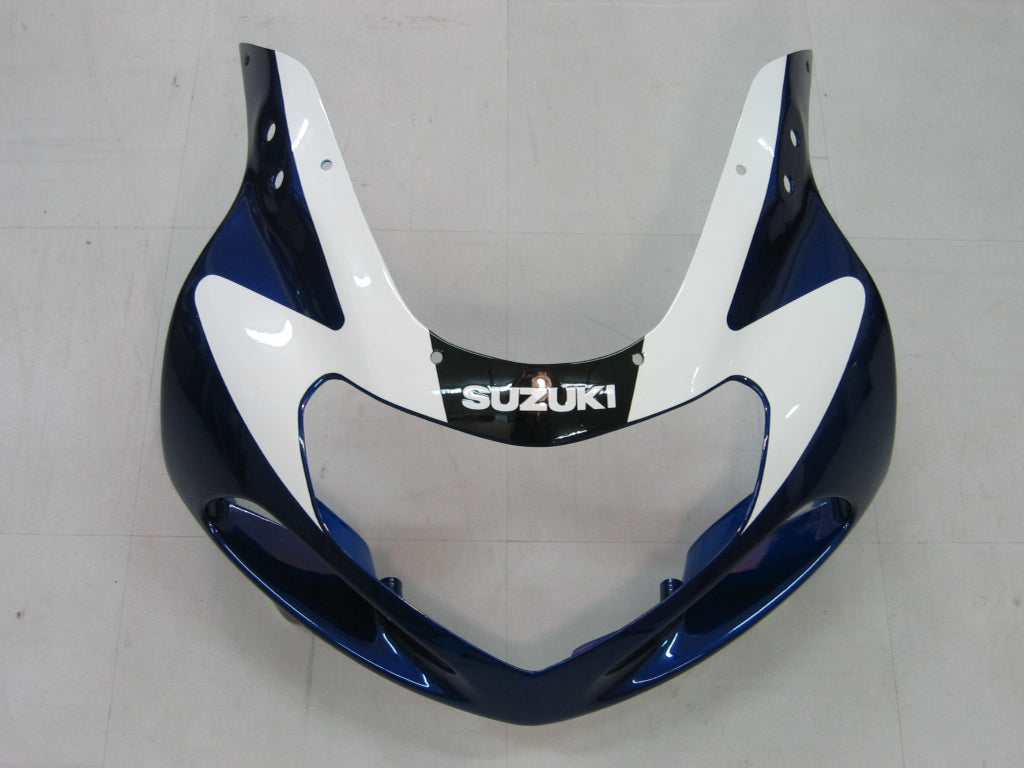 Amotopart 2000-2002 Suzuki GSXR1000 Fairing Blue&White Style1 Kit