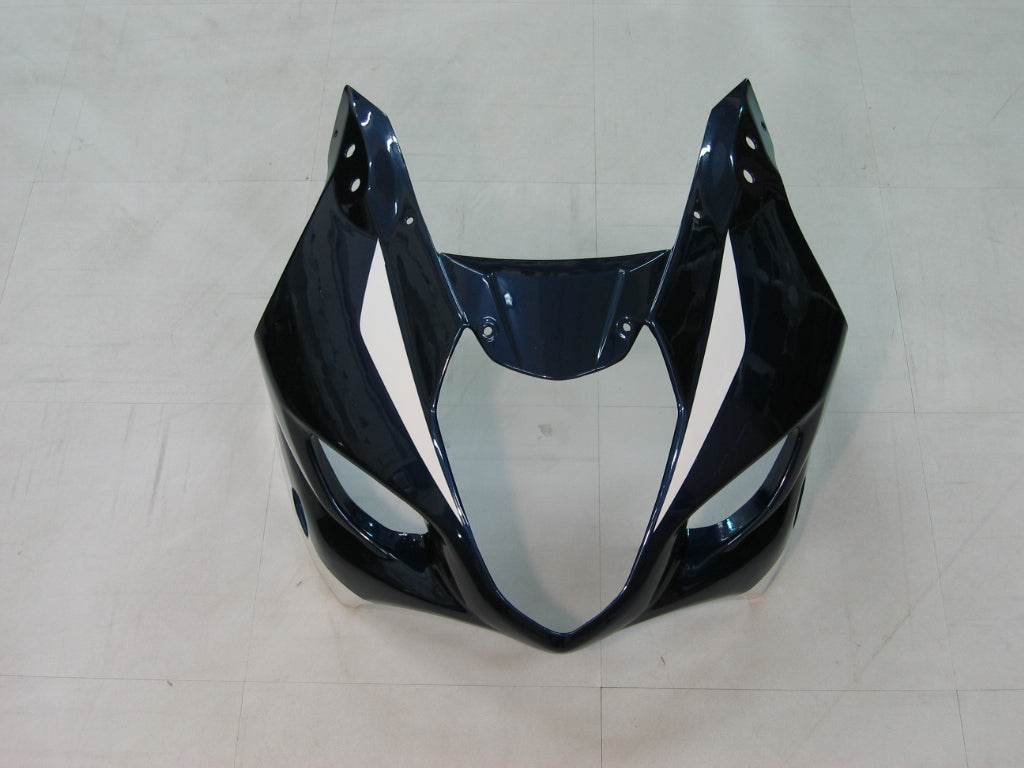 Amotopart 2003-2004 Suzuki GSXR1000 Fairing White&Dark Blue Kit