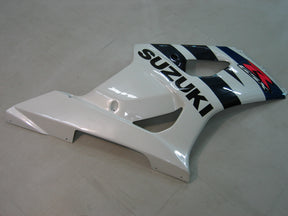 Amotopart 2003-2004 Suzuki GSXR1000 carenatura bianco e blu scuro Kit