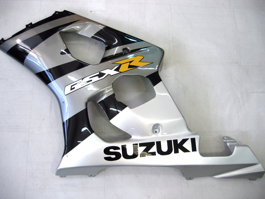 Amotopart 2003-2004 Kit carena Suzuki GSXR1000 nero e grigio