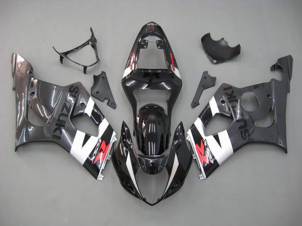 Amotopart 2003-2004 Suzuki GSXR1000 Fairing Black Kit