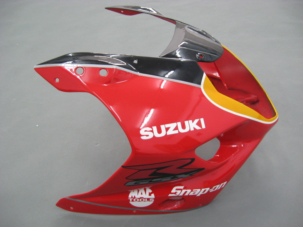 Amotopart 2003-2004 Suzuki GSXR1000 Kit de carénage Multi Rouge et Noir