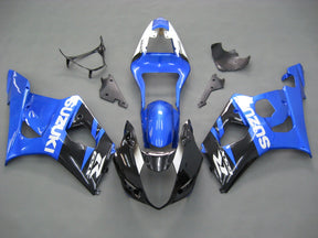 Amotopart 2003-2004 Suzuki GSXR1000 Fairing Black&Blue Kit