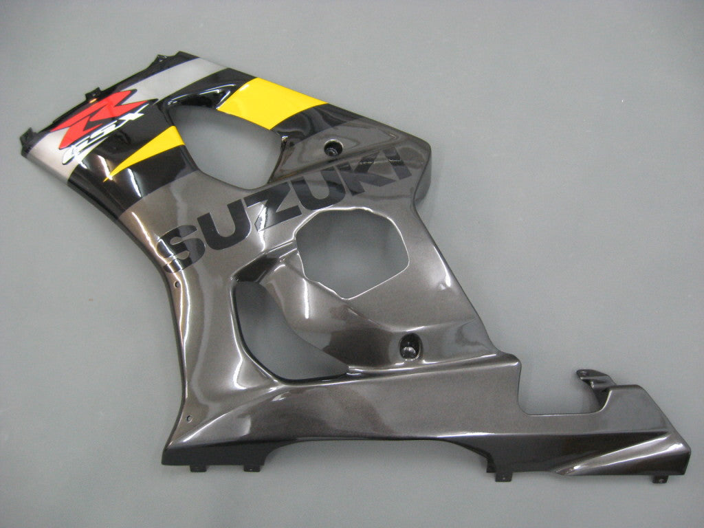 Amotopart 2003–2004 Suzuki GSXR1000 Verkleidungsset in Gelb und Schwarz